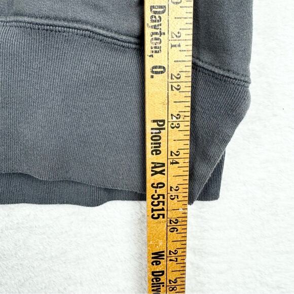 Abercrombie & Fitch Soft A&F Oversized Sweatshirt Half-Zip Tunic Vest Grey Sz S - Picture 14 of 14